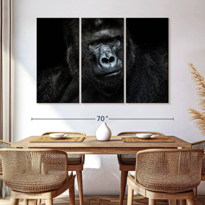 Brampt Serious Gorilla, 42" H x 65" W