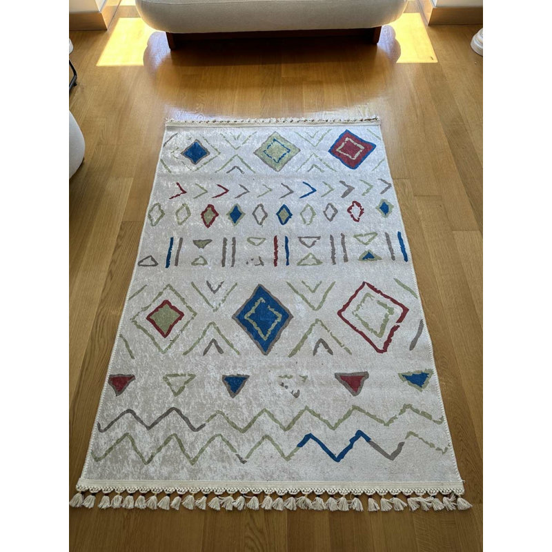 Tapis mathaï avec envers antidérapant, Rectangle 5 pi 11 po x 8 pi 2 po