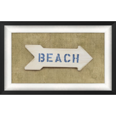 Beach Arrow Print by Lillian August