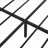 Queen Size Classic Black Metal Platform Bed, Modern Style for Bedroom Use, With Under-Bed Storage, No Box Spring Needed