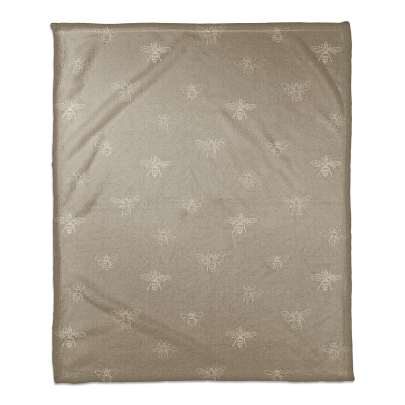 Hand Woven Throw Blanket, Brown