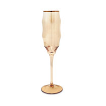 GLASSIQUE CADEAU gold Rimmed champagne Toasting glasses