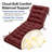 Outdoor Chaise Lounge Cushion, 72" x 21" x 4" Patio Lounge Chair Cushion, Water-Resistant UV-Protected Replacement Cushion with High Density Foam,red-1702092481
