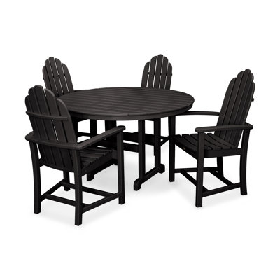 Cape Cod 5-Piece Round Dining Set by Trex Outdoor