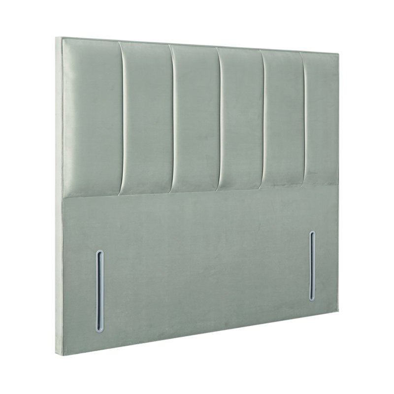 Wirksworth Upholstered Headboard, Small Double (4'), Plush Sage, Velvet