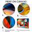 «Music and Rhythm - Abstract», reproduction d'art sur toile encadrée-2105308039-2100193789-2100193790