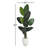 Traveler's Palm Artificial Tree in White Planter