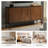 Celese 63'' Wide Sideboard with Adjustable Shelves and Wire Hole