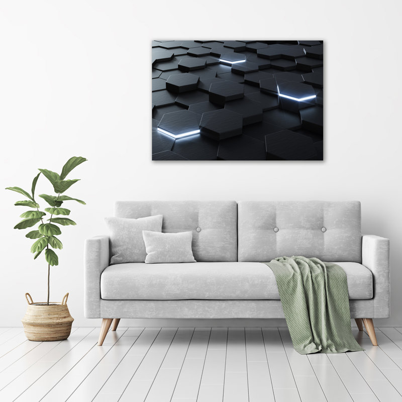 Abstraction - No Frame Print on Glass