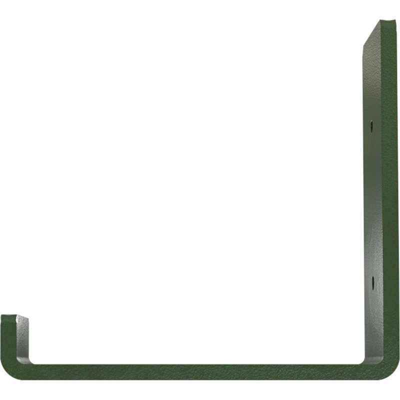 Hammered Dark Bronze Steel Hanging Shelf Bracket