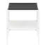 2 tables de bout pour le salon, verre trempé gris et L 19,1 po x l 15,51 po H 20,71 po, capacité de charge de 110 lb, surface lisse et table de 2, mobilier de pièce, apparence élégante-251482026-251482025