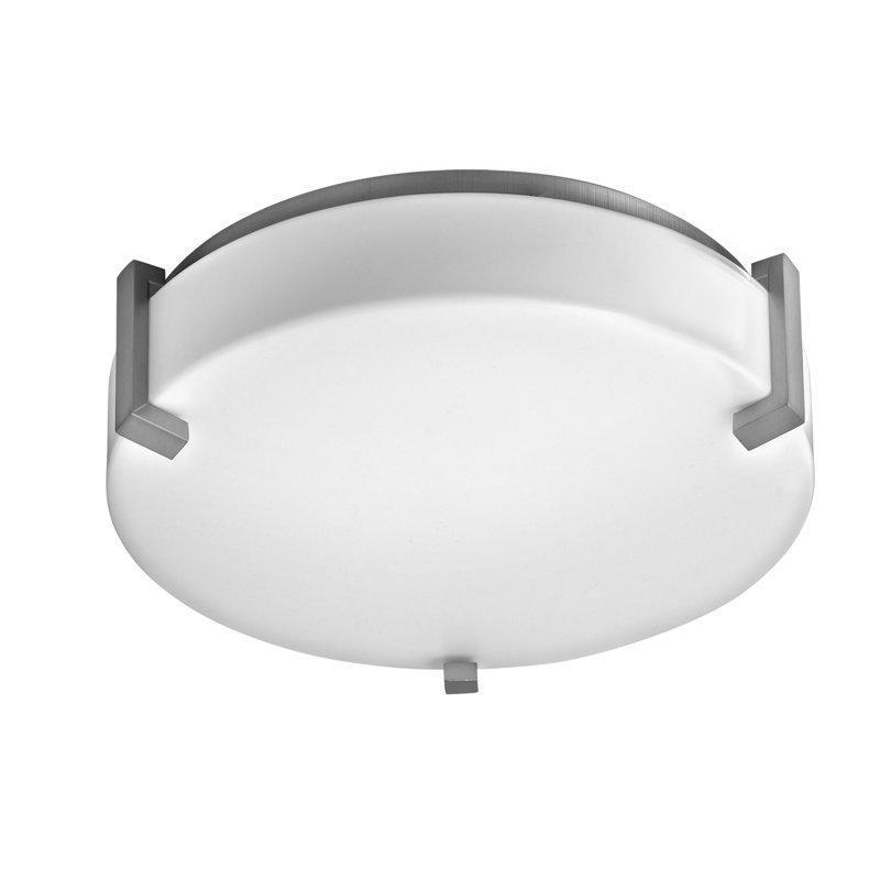 Flush Mount, Brushed Steel