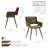 Seagraves Faux Leather Mid-Century Dining Chair-91812320