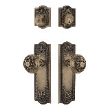 Nostalgic Warehouse Meadows Entry Set with Egg & Dart Knob