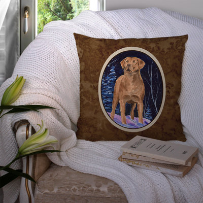Starry Night Outdoor Reversible Throw Pillow