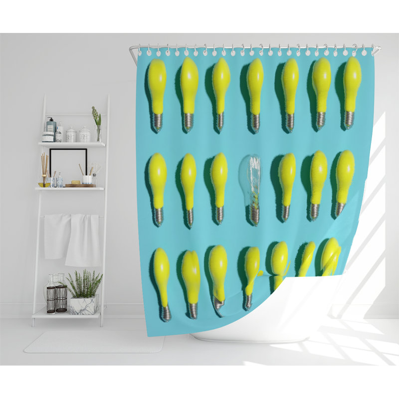 Moceri 13 Piece Polyester Shower Curtain Set