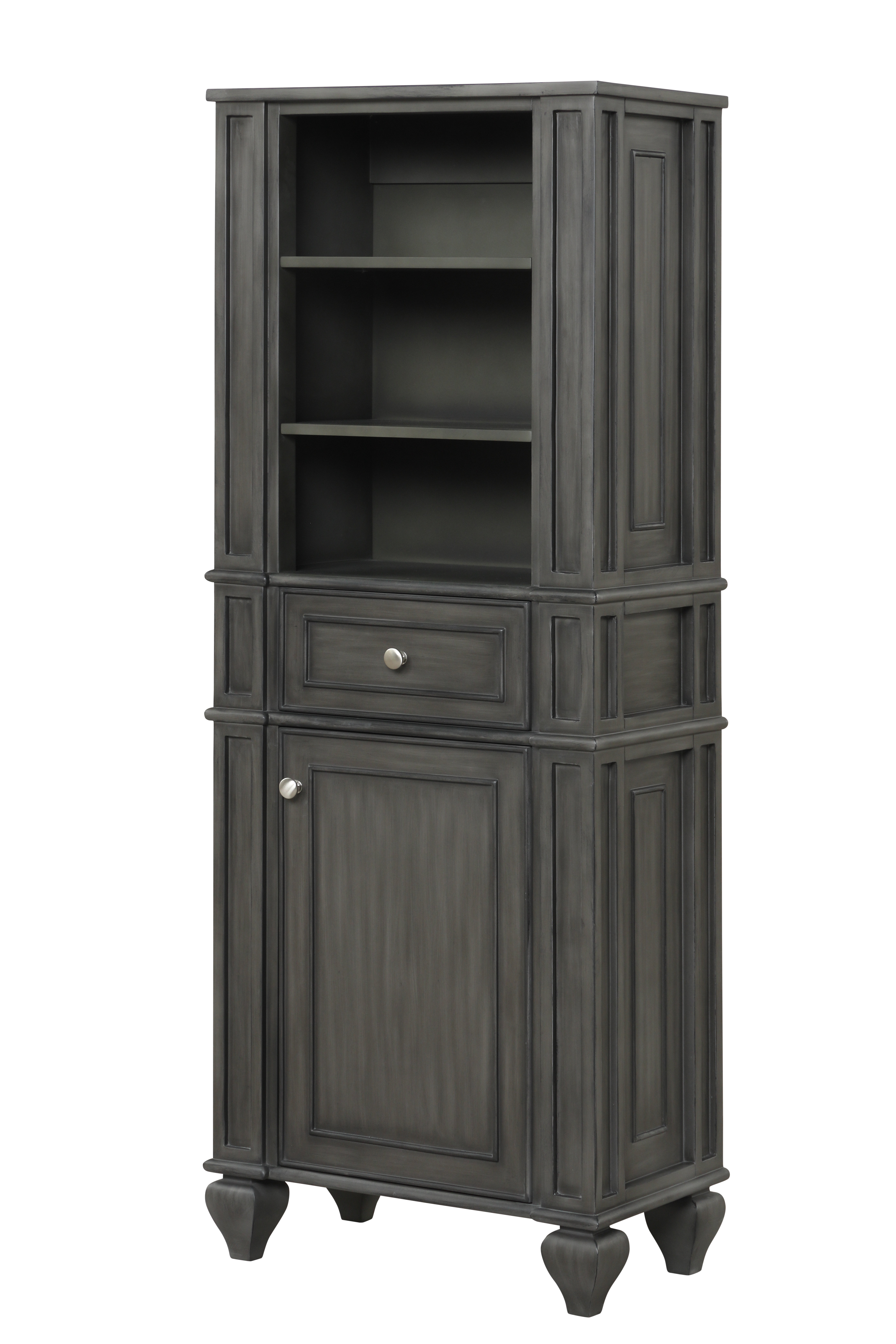 Lark Manor Arbesa Solid Wood Freestanding Linen Cabinet & Reviews | Wayfair