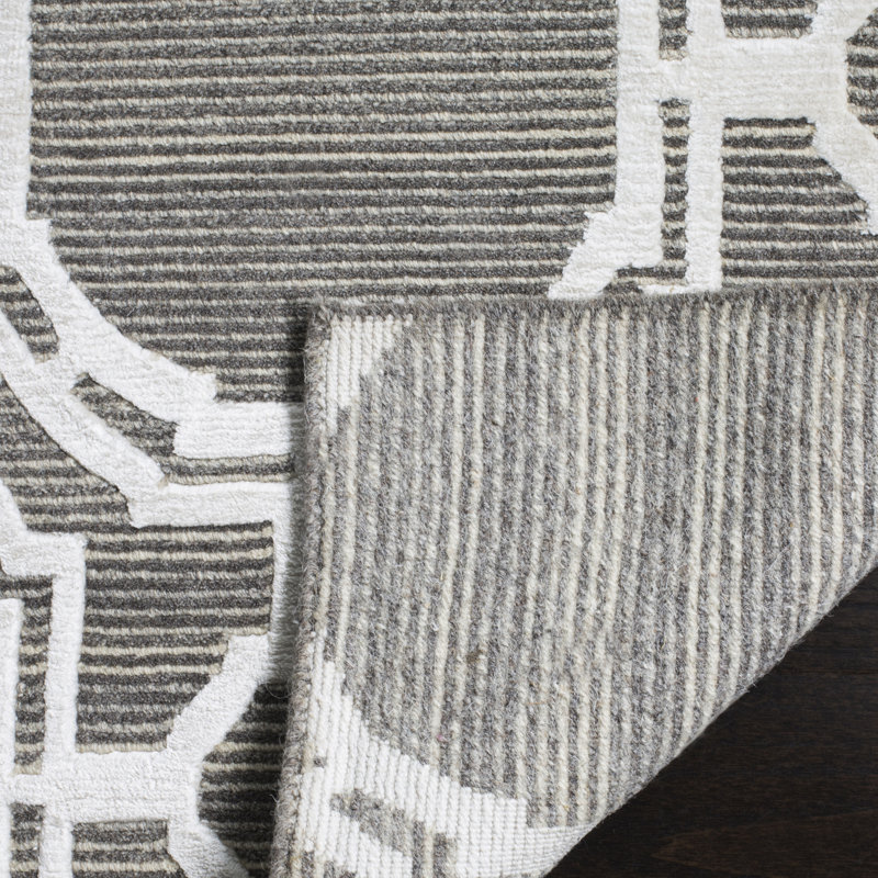 Tapis tibétain en laine et viscose Anaya, Rectangle 6 pi x 9 pi