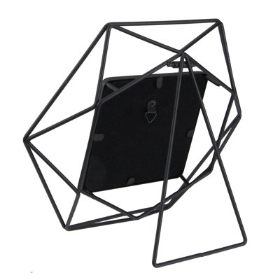 Contemporary Hexagonal 4" x 4" Photo Picture Frame