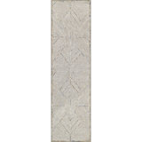 Pinnacle Hand-Tufted Wool Area Rug Geometric Stripe