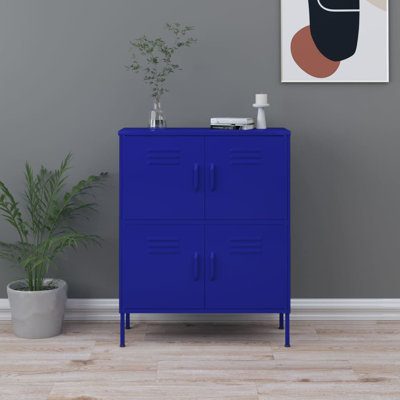 Storage Cabinet Freestanding File Cabinet with Shelves for Office Steel