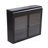 2-Door Wall-Mounted Metal Storage Cabinet With Tempered Glass Doors & Shelves For Bathroom, Kitchen, Living Room & Office-195522419