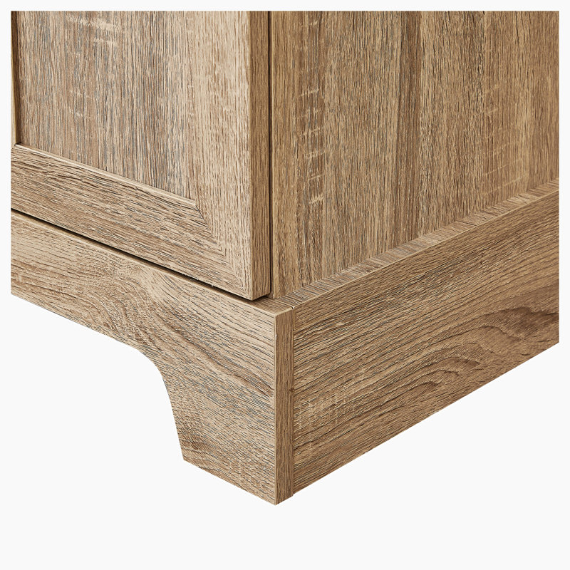 71.2" Tall Storage Cabinet, Freestanding Bathroom Cabinet, Modern Washroom Cabinet Living Room Cabinet With 2 Doors & Adjustable Shelves For Home Office Bedroom