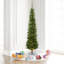 Durham Pole Pine 6.5' Green Artificial Christmas Tree with 180 LED Warm White Lights with Stand-855873681