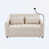 Mélange de polyester beige sélectionné