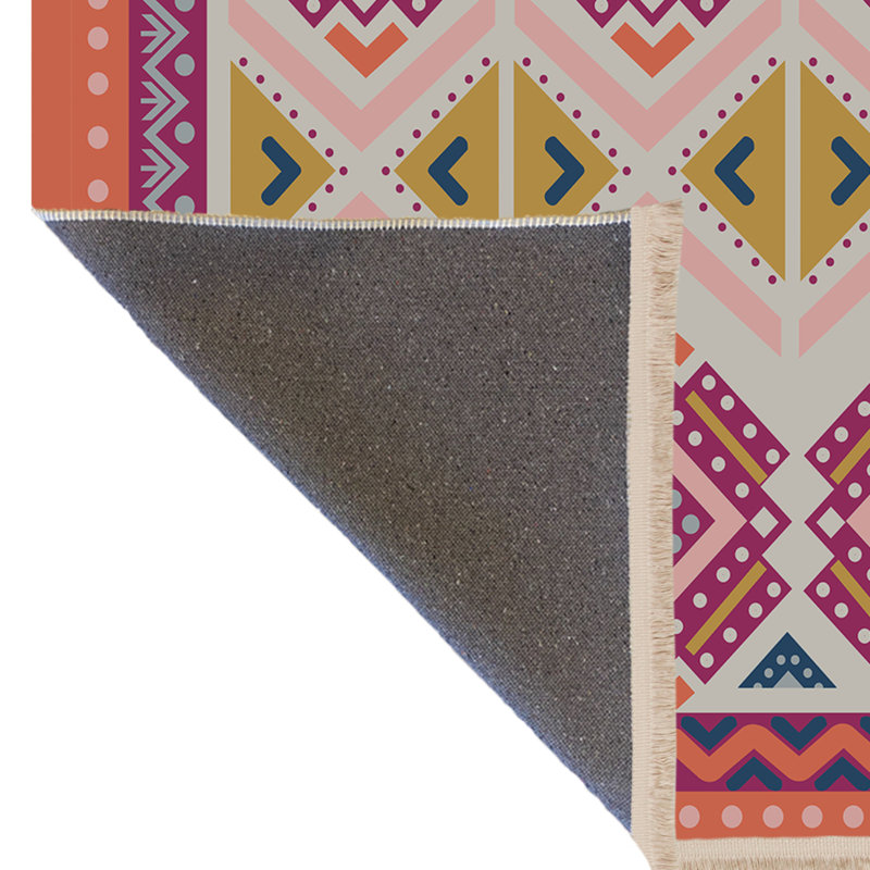 Tapis intérieur / extérieur Sarkaria, Rectangle 2 pi 7 po x 4 pi 11 po