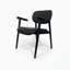Chaise rembourrée en cuir Mid-Century-107174148