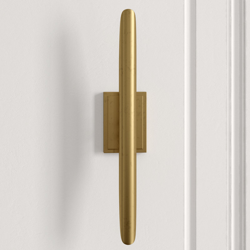 Redford 2 - Light Armed Sconce, Natural Brass