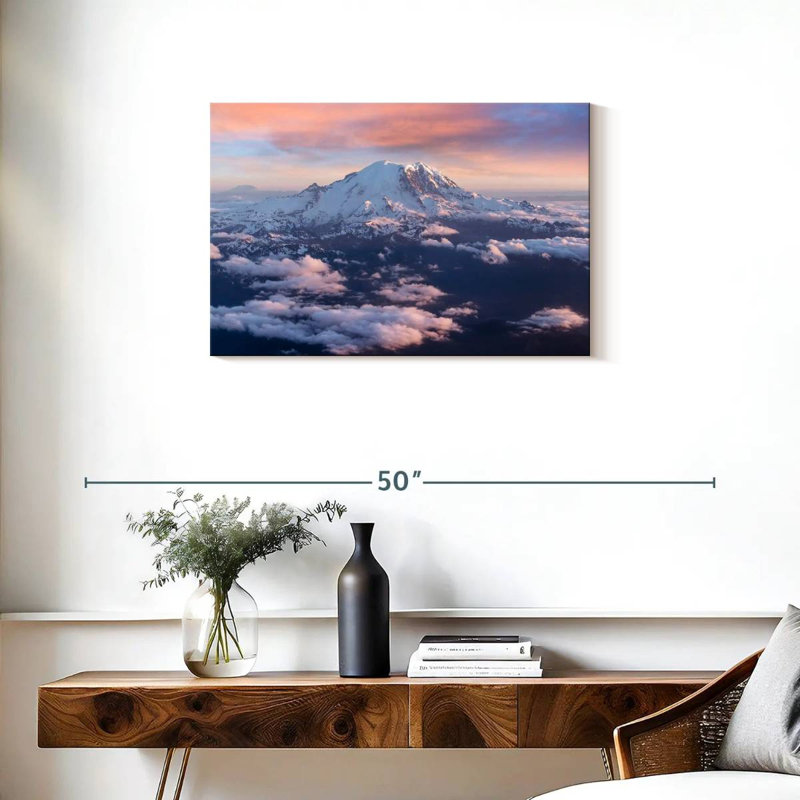 Alvord Mount Rainier, lever du jour, H 20 po x l 30 po