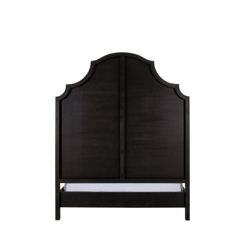 Princeton Bed, Queen, Cerused Forest Black