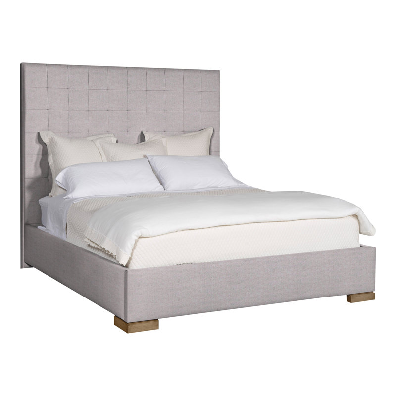 Wyeth Upholstered Bed, Nadia Linen, California King, Hampton