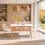 Jenneen 6 -Person Extendable Dining Set-2142825188