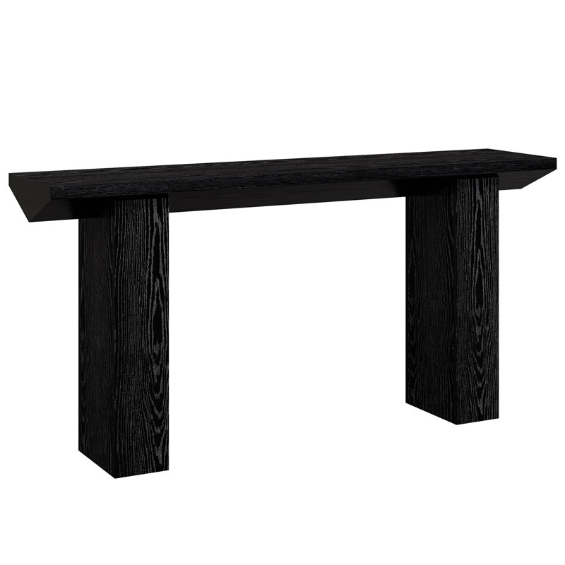 Farmhouse Console Table, Narrow Table For Entryway And Hallway