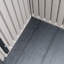 High-Density Polyethylene Outdoor Storage Shed with Steel-Reinforced Construction-98061776