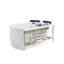 Porcher 1100mm x 1550mm Corner Whirlpool Acrylic Bathtub with Tap-26297266