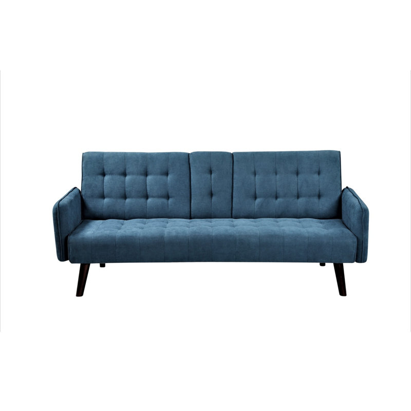 Canapé-lit convertible de 72 po avec porte-gobelet et table escamotable