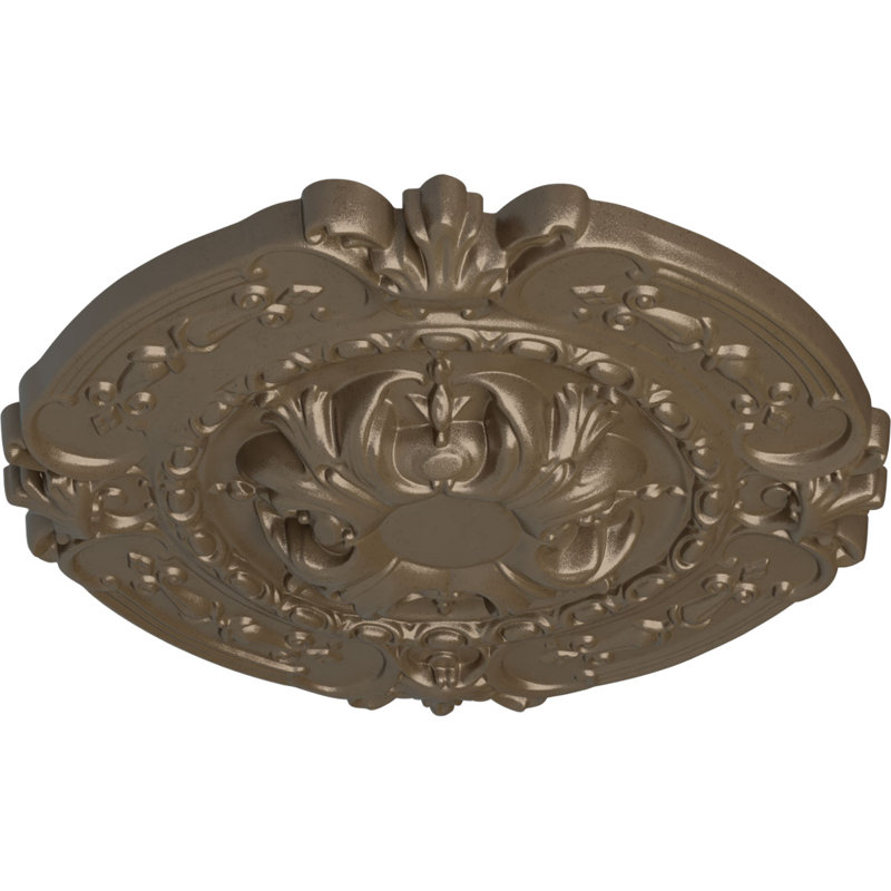 Médaillon de plafond Endurathane Southampton, DE 16 3/8 po x P 1 3/4 po (convient aux auvents jusqu'à 2 3/4 po)