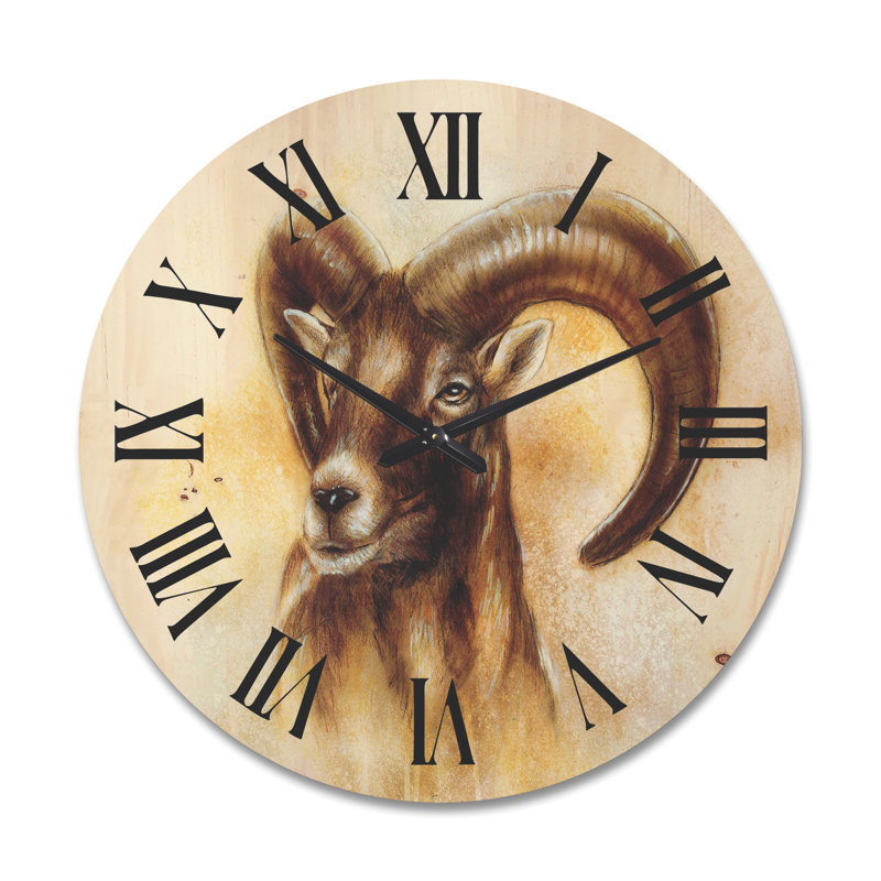 Horloge murale en bois, Très grand