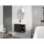 Meuble-lavabo mural 28 po avec lavabo en céramique blanche et porte à fermeture en douceur, emballage KD-132915523-132915525