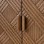 Armoire décorative en bois massif à 2 portes Asante Farmhouse
