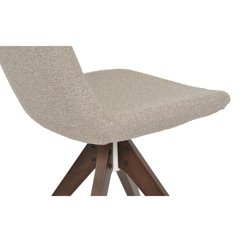Chaise d'appoint pivotante Eiffel Pyramid, Beige