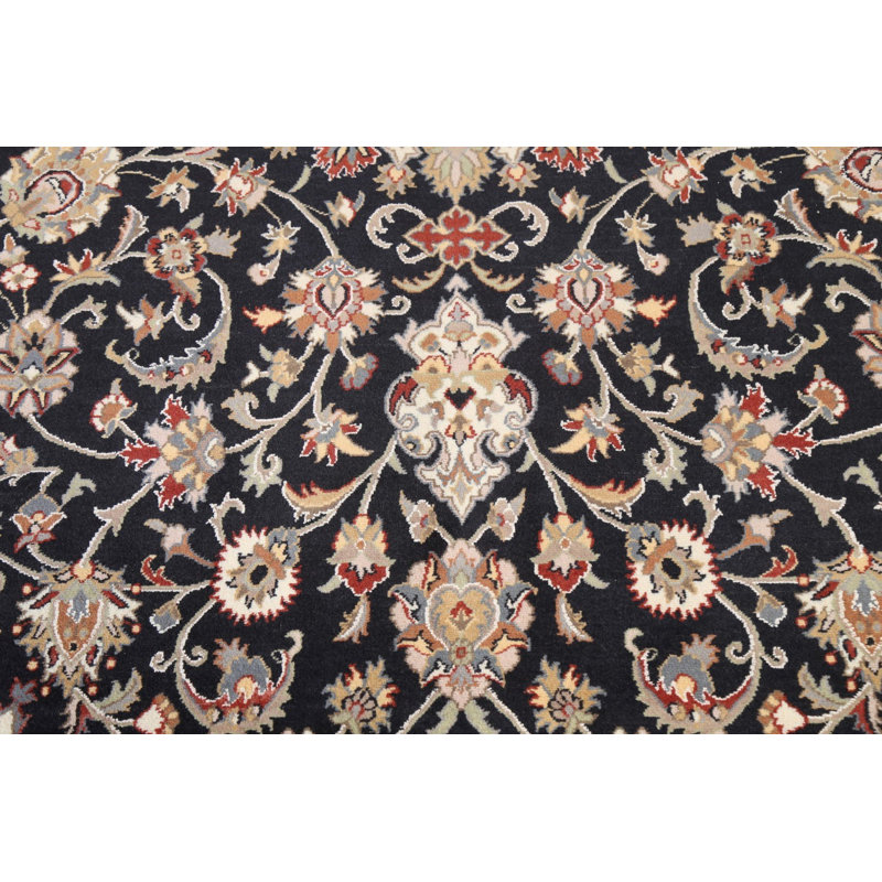 Tapis oriental à teinture végétale Tabriz noué à la main 8 x 10