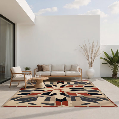 Tapis d'intérieur et d'extérieur Perpetual Angles