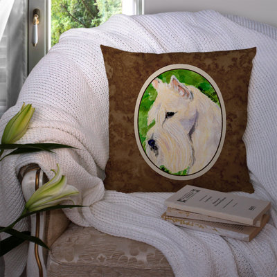 Scottish Terrier Outdoor Reversible Throw Pillow