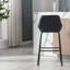 Eleftheria Upholstered Counter Stool with Metal Frame-1743820524