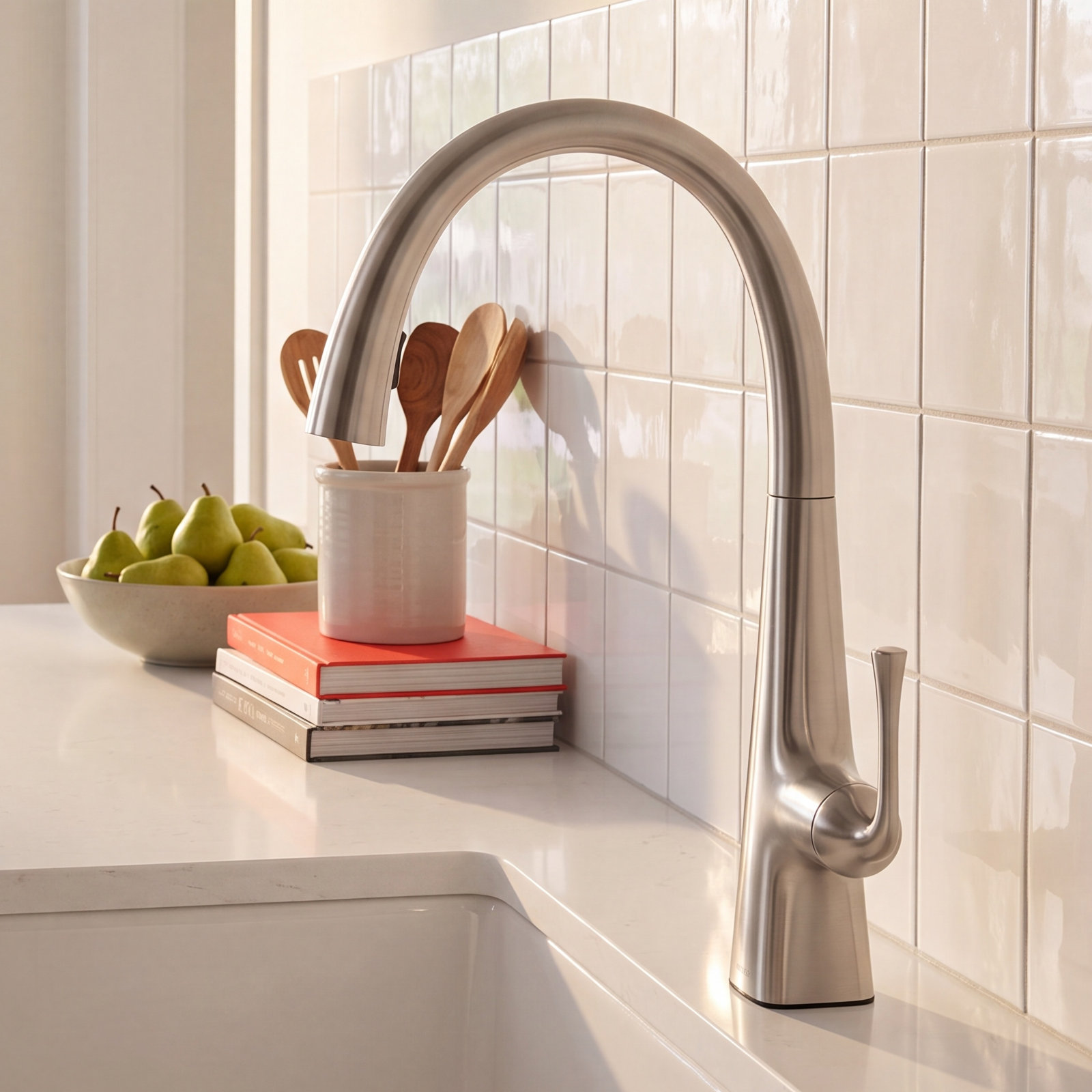 Graze Bar Swing Spout, Vibrant Stainless